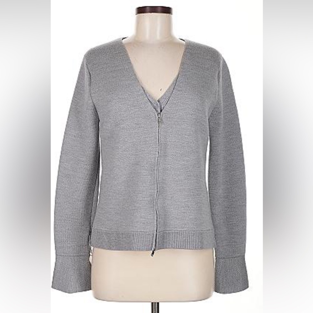 Phillip Lim dual zip double faced merino cardigan with built in vest